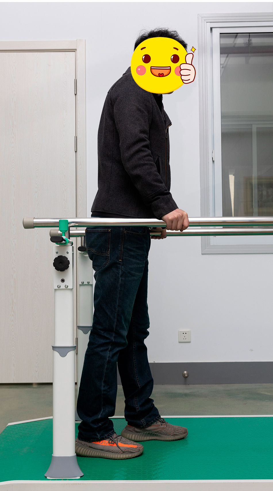 【常州迪普】平行杠成人平衡杠中老年人可调节康复医疗器材平行杠