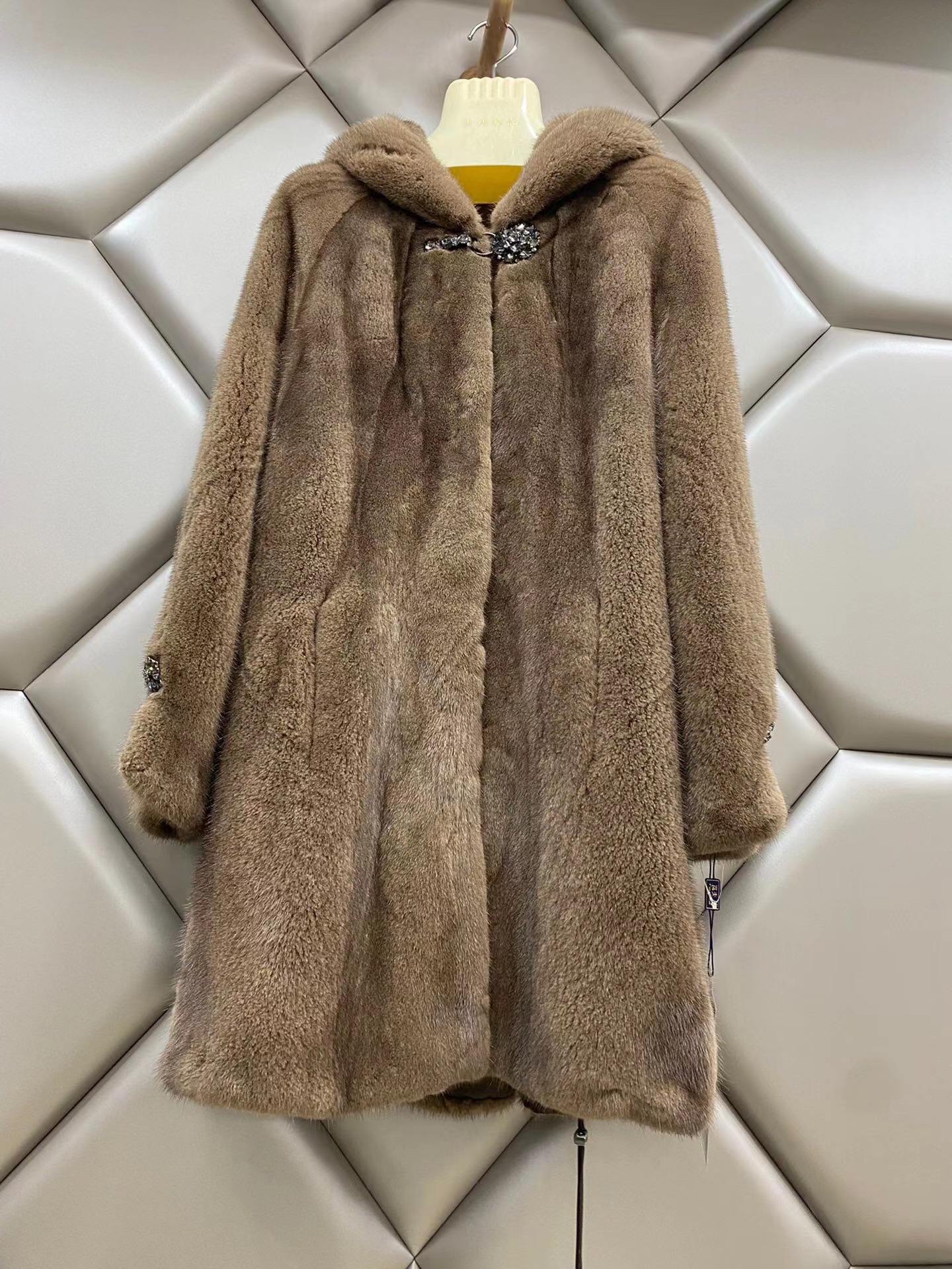 海宁整貂貂皮皮大衣