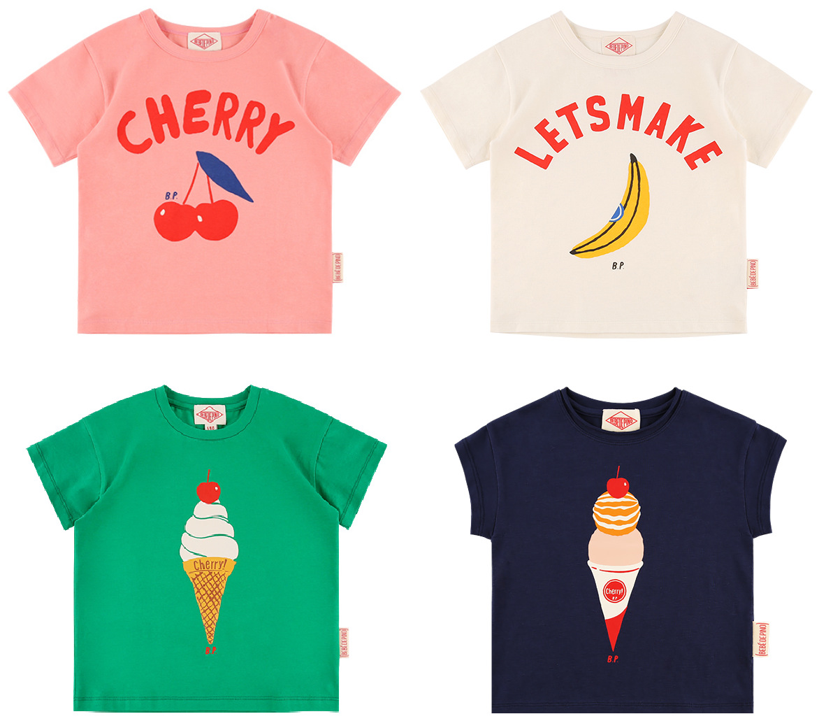 现货 2023s/s 夏款 summer bp夏日短袖t恤 4款可选