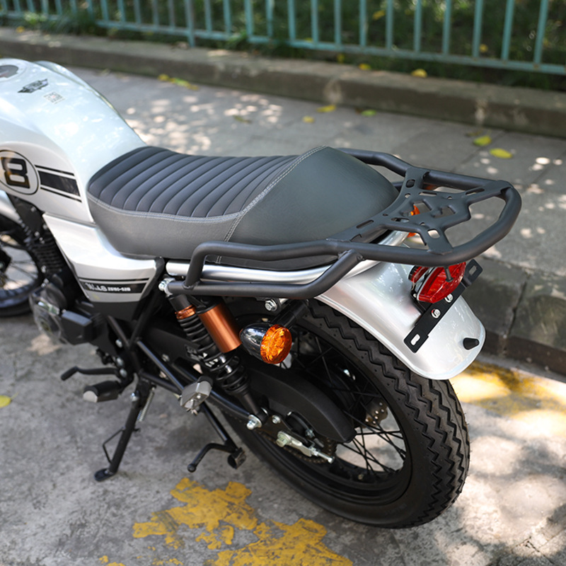 适用于宗申week8复古zs150-52摩托车改装后货架尾箱架后备箱架