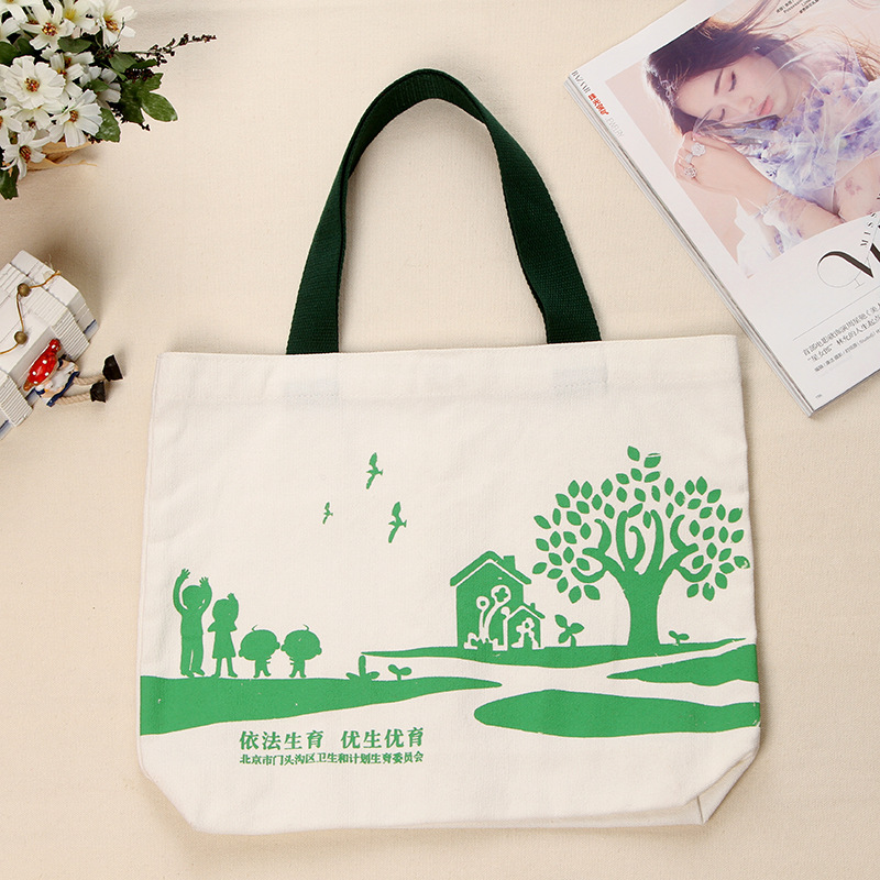 厂家现货 时尚休闲彩条纹布袋 单肩帆布包 手提购物袋 通用棉布袋