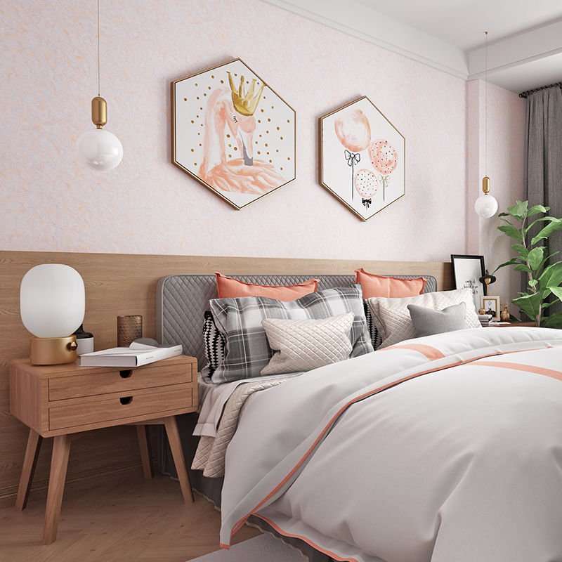 墙衣纤维涂料生态装修卧室背景墙儿童房简约欧式防水自刷墙布家装