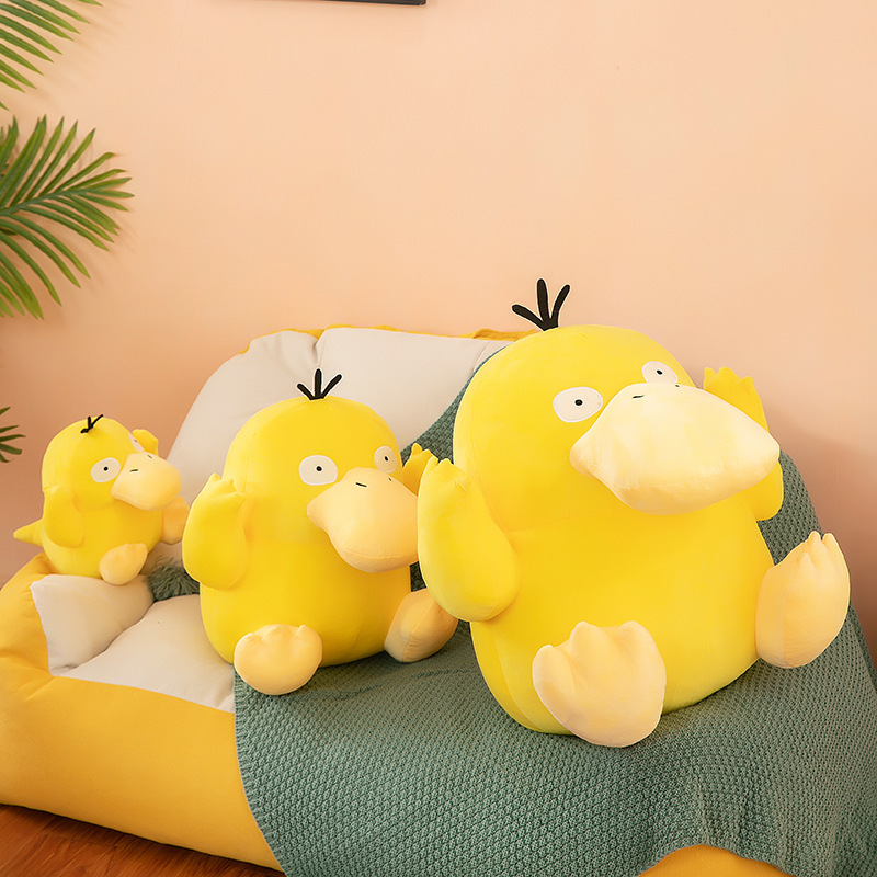 toysCross-Border New Arrival Cute Psyduck Doll Plush Toys Rabbit Fur Pet Elf Doll Girls' Gifts Wholesale