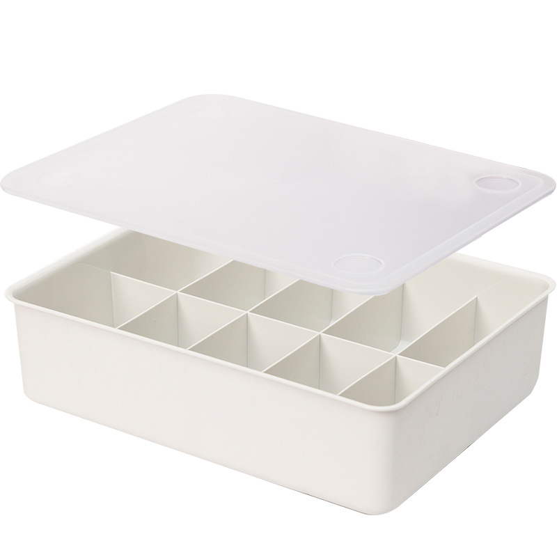 Underwear Storage Box Covered Wardrobe Underwear Underwear Plastic Storage Box Household Bra Socks Compartment Storage Box