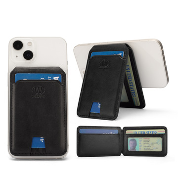 跨境新款多功能magsafe卡包支架钱包 强磁力iphone手机卡包高级感