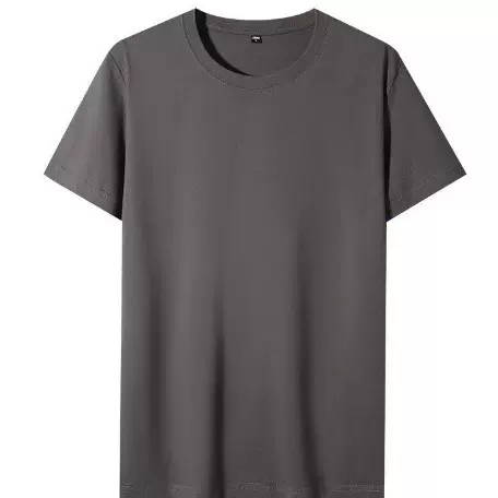 加工定制CVC广告衫圆领t恤刺绣工作服短袖企业工装文化衫印字图