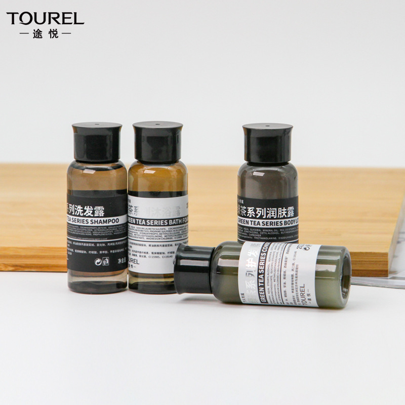 TOUREL Hotel Supplies Disposable Shampoo Bath Lotion Hotel B & B White Tea Scent of Green Tea Shampoo Wholesale