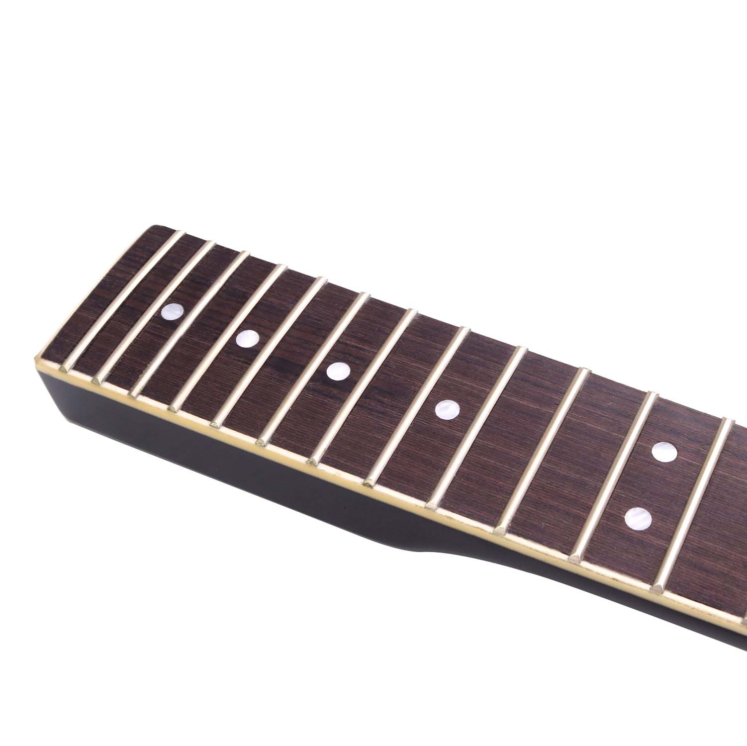 吉他琴颈 lp电吉他琴颈 柄头 黑色玫瑰木琴头