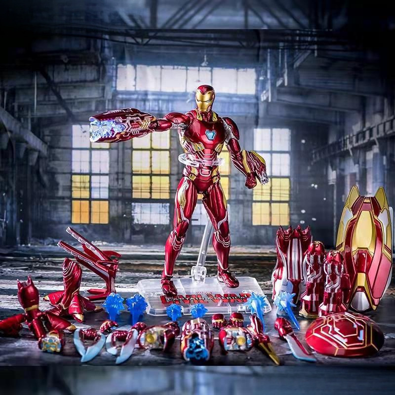 钢铁侠手办玩具漫威复仇者4联盟可动模型人偶节日礼物男