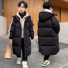 男童棉衣冬装2023新款中大童羽绒棉服韩版冬季中长款儿童加厚外套