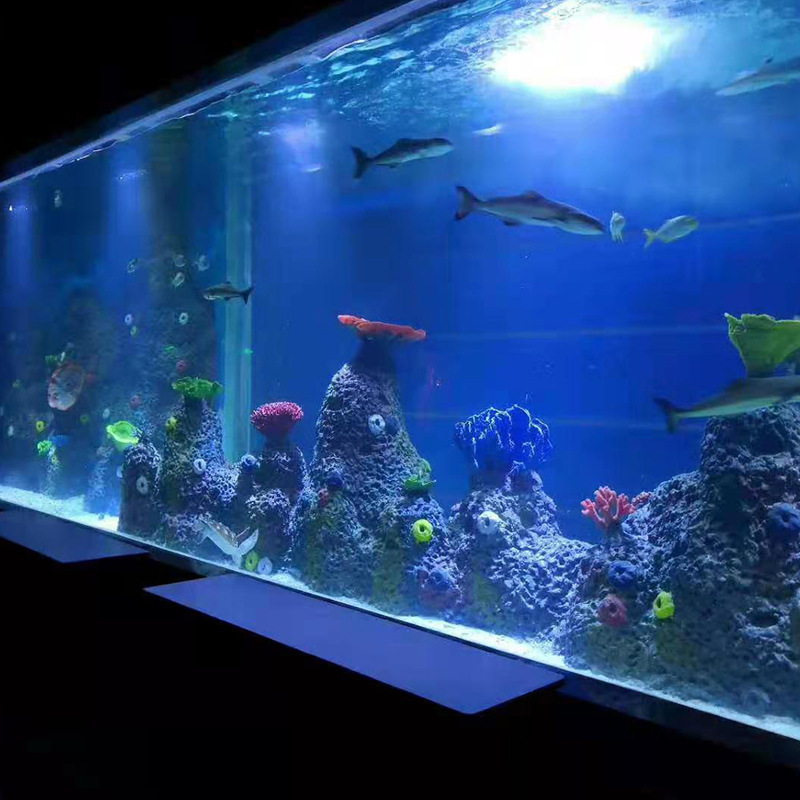 厂家定做有机玻璃观赏鱼缸 亚克力圆柱形鱼缸 亚克力水族馆鱼缸