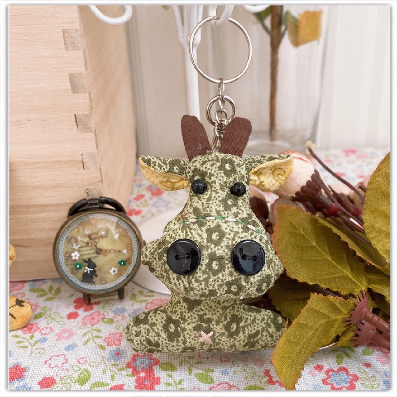 diy材料包新款热卖免裁剪手工小牛布偶手工课培训中心制作材料