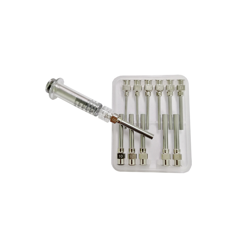 现货现发1ml鲁尔锁玻璃注射器cbd/thc注油器1ml预灌封注射器