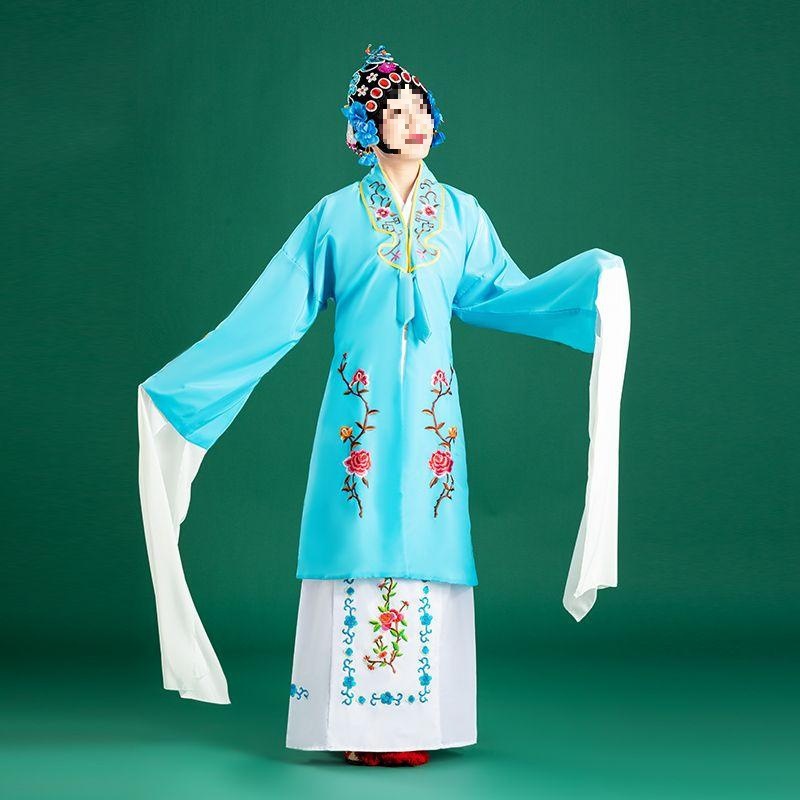 戏服装女花旦京剧古装越剧新款演出头饰戏曲水袖小旦戏剧衣服戏服