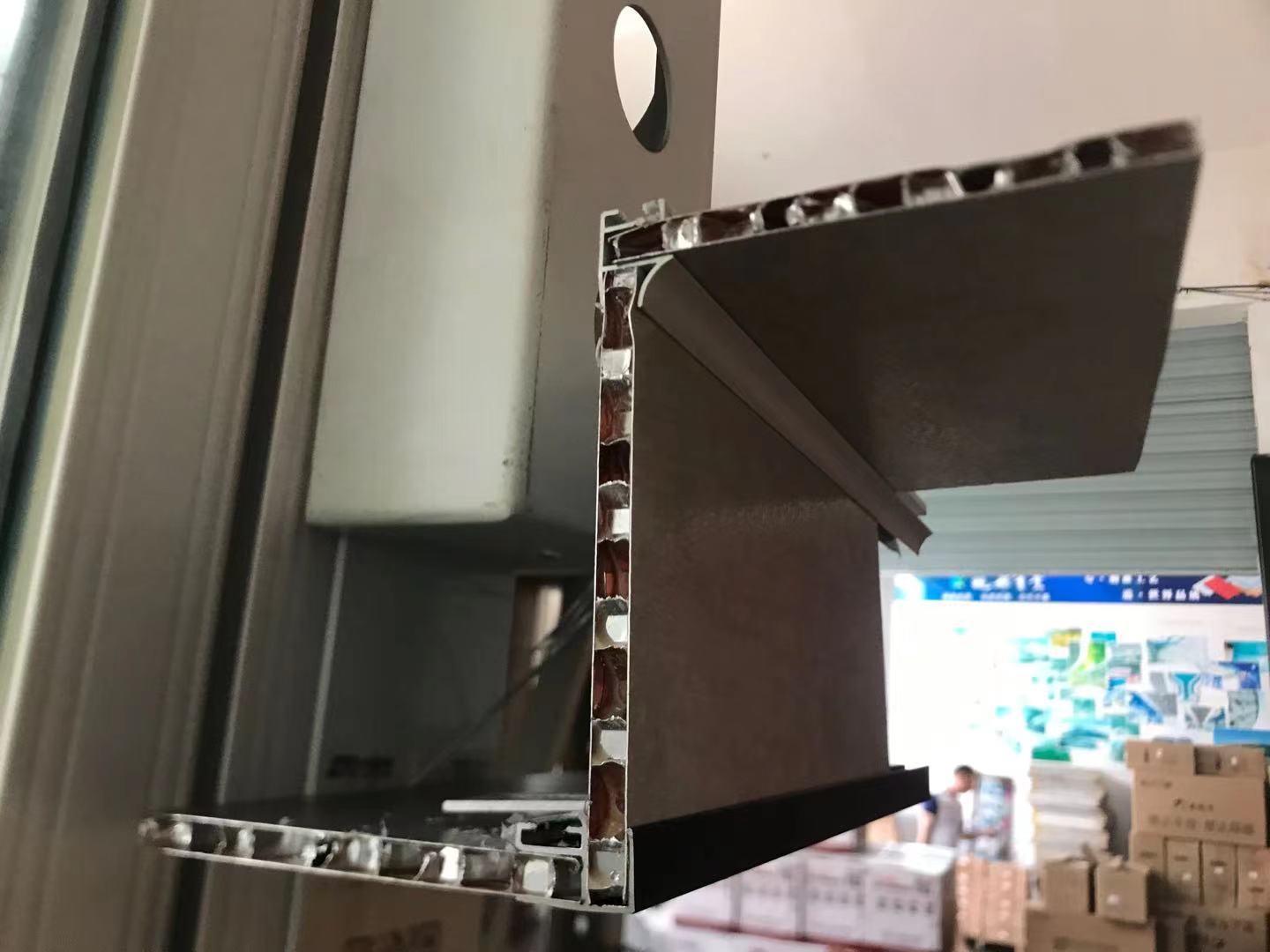 集成吊顶蜂窝板包梁错层二级顶配件阴角线条阳角线条黑白双色配件
