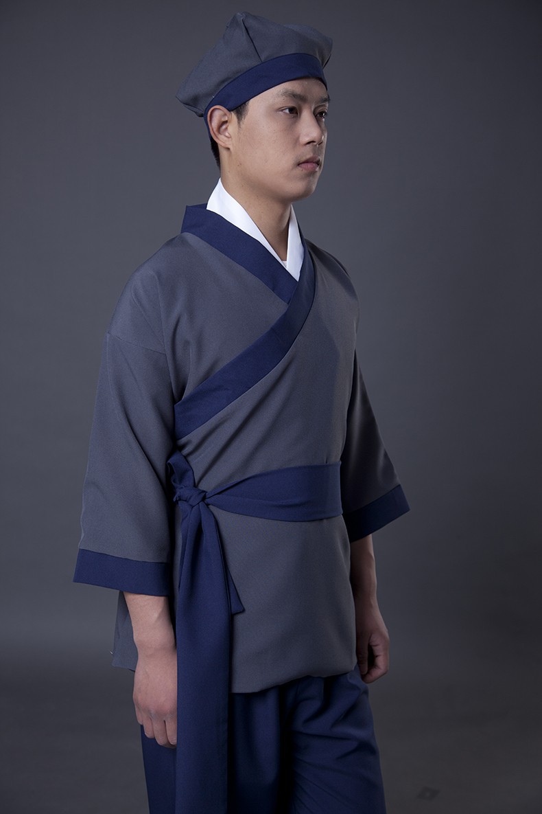 成人古装汉服店小二服装古代话剧家丁佣人茶楼酒店跑堂工作演出服