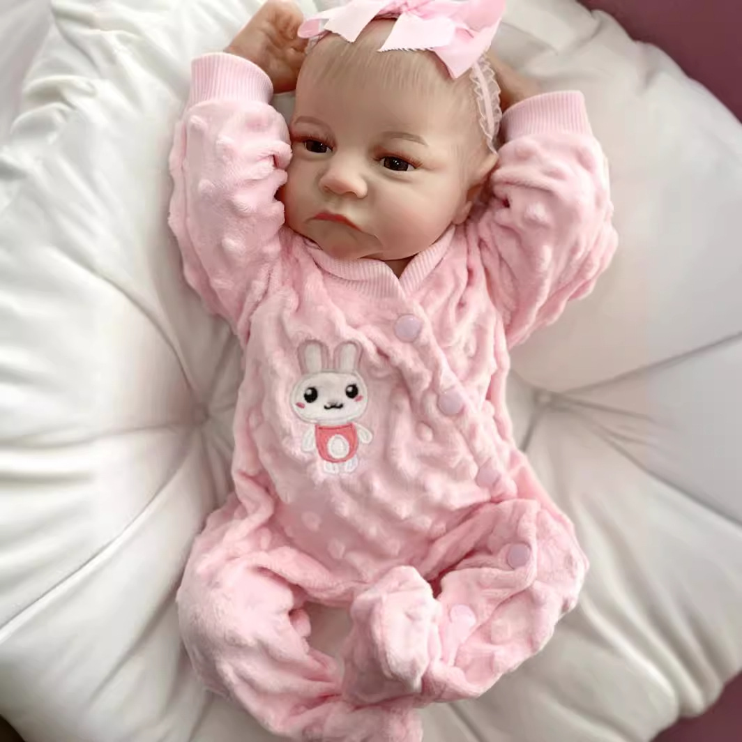 Cloth Body Simulation Baby Doll Toy Baby Child Doll Vinyl Doll Reborn Doll Tiktok Cross-Border Supply