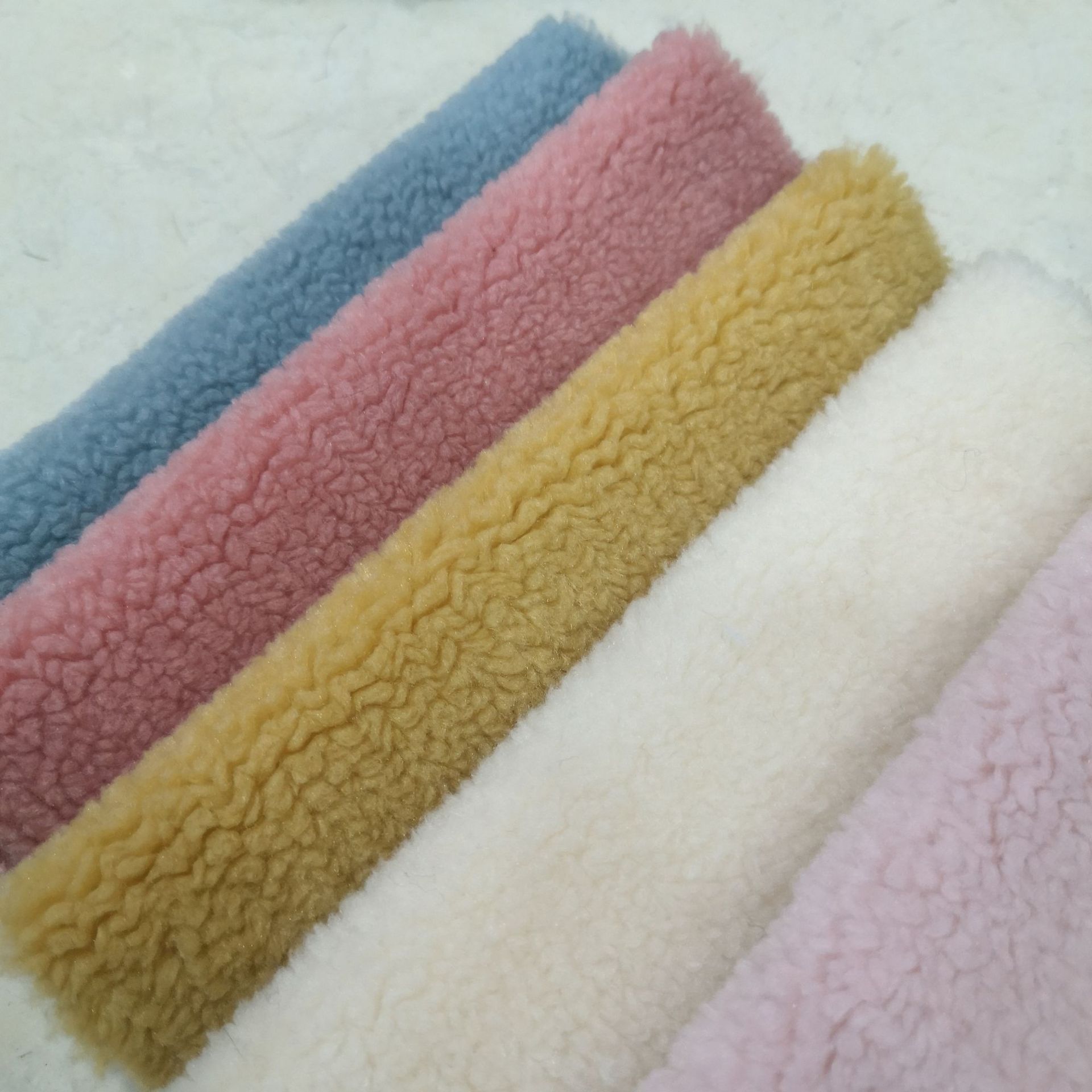 现货 新品 丹麦颗粒绒面料 加厚小麦穗绒布 女装箱包帽子鞋材用料