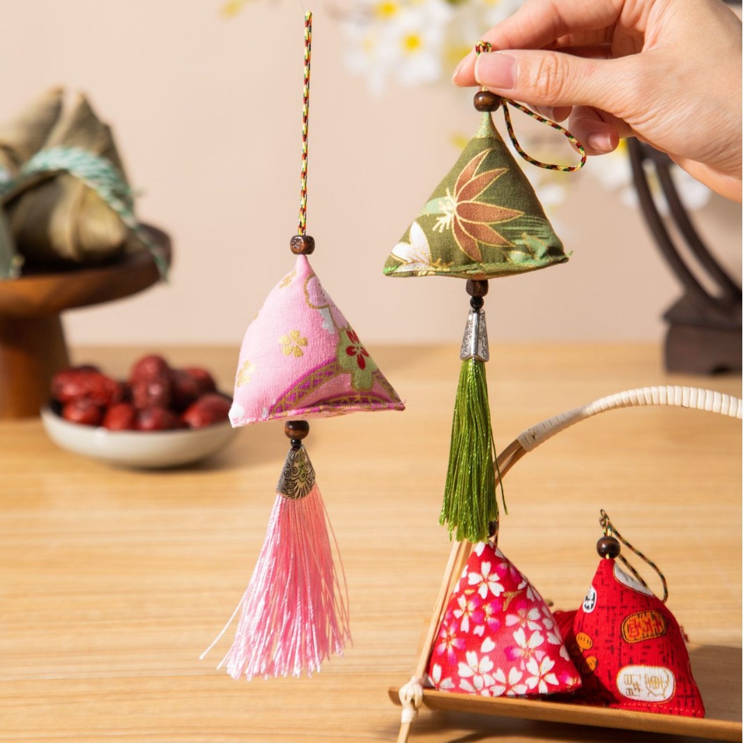 端午节香包艾草粽子香囊古风禅意刺绣小荷包护身符幼儿园礼品复古