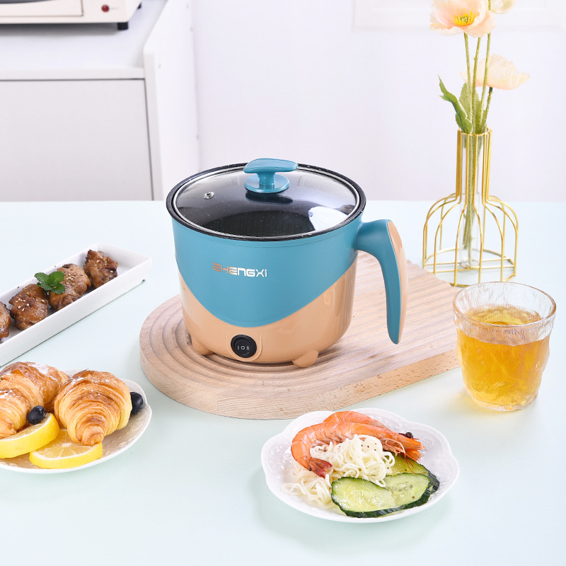 Multi-Functional Electric Cooker Student One-Piece Cooking Noodles Electric Hot Pot Internet Celebrity Small Electric Pot Mini Rice Cooker Dormitory Pot
