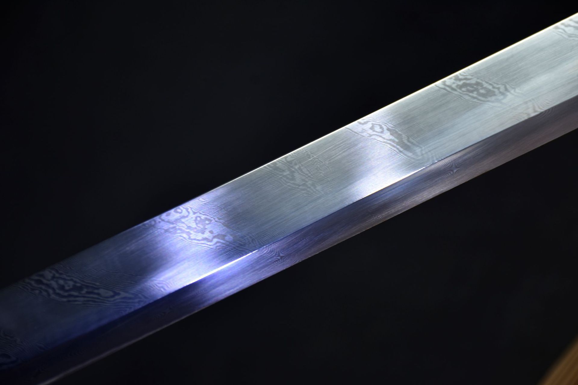 龙泉华影刀剑扭转纹剑宝剑防身花纹钢传统唐横刀手工硬剑未开刃