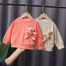 Spring Autumn Toddler Baby Girl's T-shirts Sweater Boy&#跨境