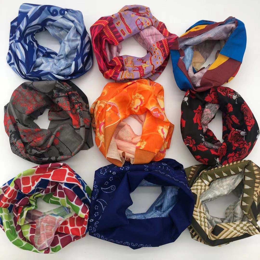 百变魔术无缝头巾/高弹/防晒围脖/魔术头巾 男女通用 骑行装备