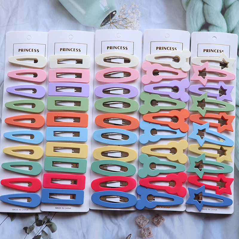 New Children Hair Clip Hairpin Hair Clip for Broken Hair Korean Little Girl Headdress Bangs Side BB Clip Girls Hair Accessories