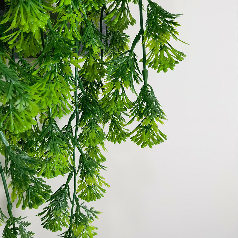 厂家现货批发仿真藤条铁指兰壁挂植物假叶条装饰喷色配墙材植物