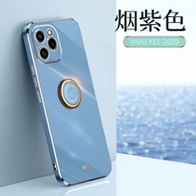 适用小米11手机壳时钟指环支架红米9A电镀全包红米NOTE9硅胶软壳