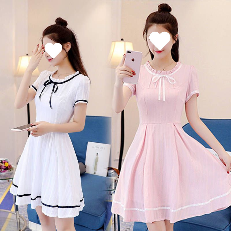 2024初中高中生连衣裙13-15岁夏季中学生裙子夏12-14少女孩夏装16