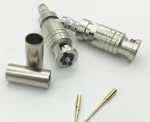 微型迷你BNC Micro BNC Straight Crimp/Crimp Plug75 Ohm12GHz