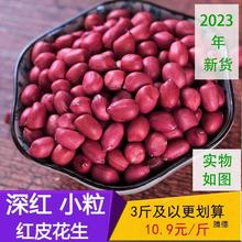 云南红衣花生米生花生红皮花生米新货500g散装小粒花生五红汤料