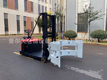 小型全电动夹抱车圆卷纸筒液压翻旋转式电器平软夹包机电动叉车