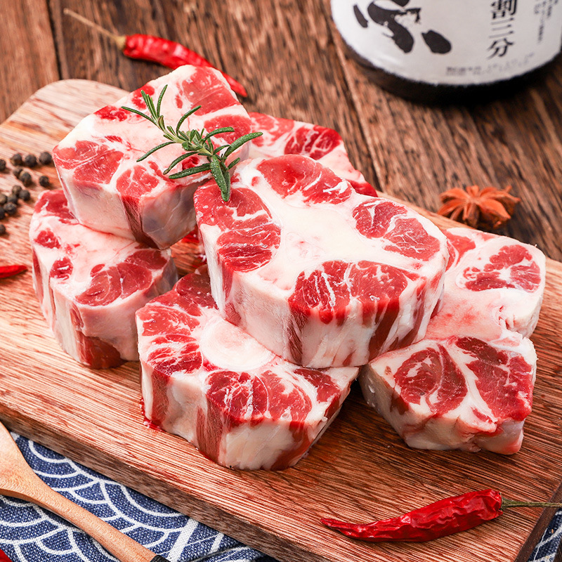 乌拉圭进口牛尾牛尾骨牛尾巴新鲜宝宝整根分切牛骨冷冻包邮500g*2