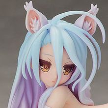 No Game No Life 游戏人生 白 泳装 猫耳 1/12盒装手办