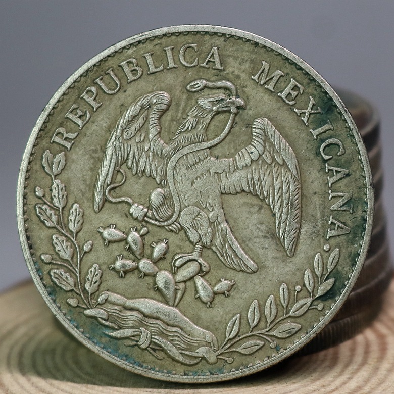 墨西哥鹰洋鸟蛇光洋仿古银元银币1891钱币可吹响翻面含低银量