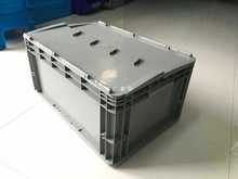 KE3C大周转箱长方形塑料箱PP物流箱带盖大号箱子胶框收纳盒筐子框