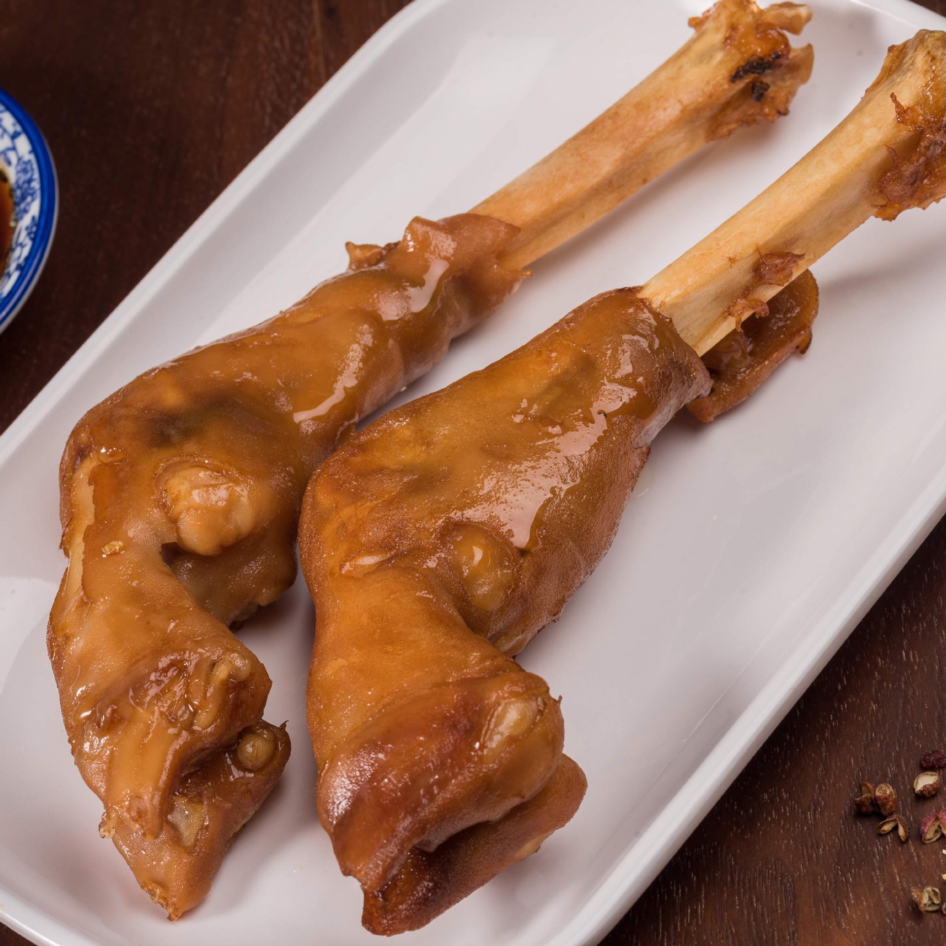 酱香卤羊蹄子烧烤五香麻辣熟羊脚即食羊肉真空开袋即食批发660g装