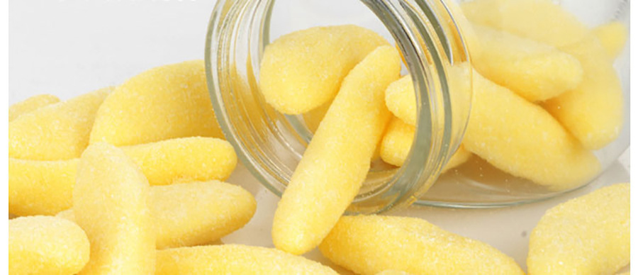 trolli口力德国散装香蕉形橡皮糖休闲零食软糖qq糖糖果1.5kg/袋