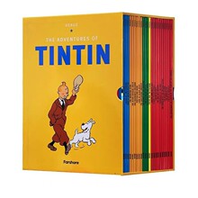 The Adventures of Tintin 1-23册 英文原版漫画书丁丁历险记盒装