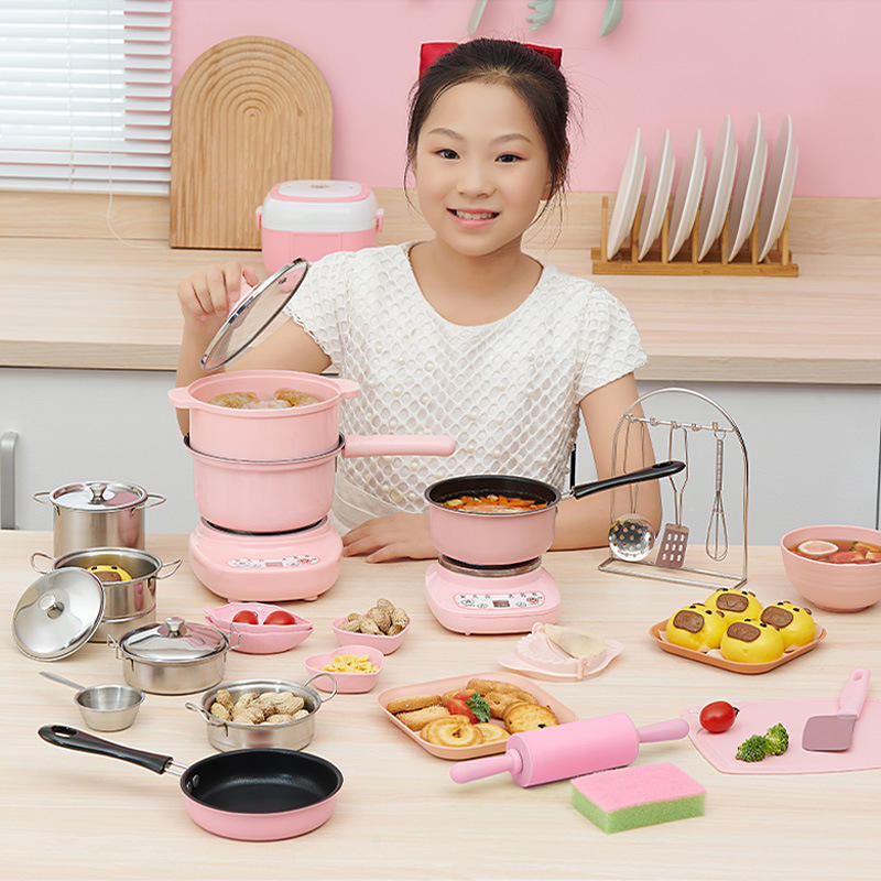 迷你小厨房煮饭烧饭全套真实版可煮儿童男女孩宝宝过家家做饭玩具
