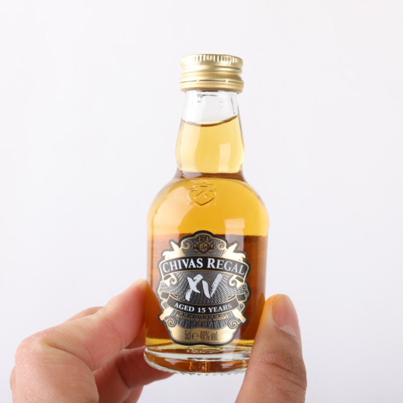 洋酒 芝华士xv15年苏格兰威士忌(透金版)50ml玻璃瓶酒版酒伴