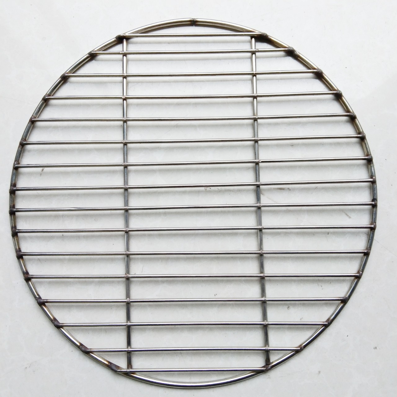 加粗实心不锈钢篦子熟食肴肉蒸架大铁锅蒸帘烧烤圆形篦子