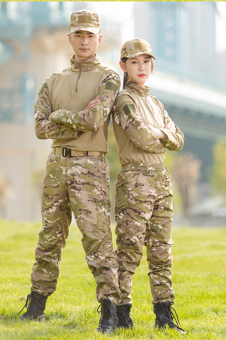 策马原创特种兵战术蛙服户外拓展训练迷彩服套装男春秋季跨境代发