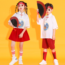 六一儿童啦啦队演出服街舞嘻哈中国风服幼儿园校运动会拉拉操班服