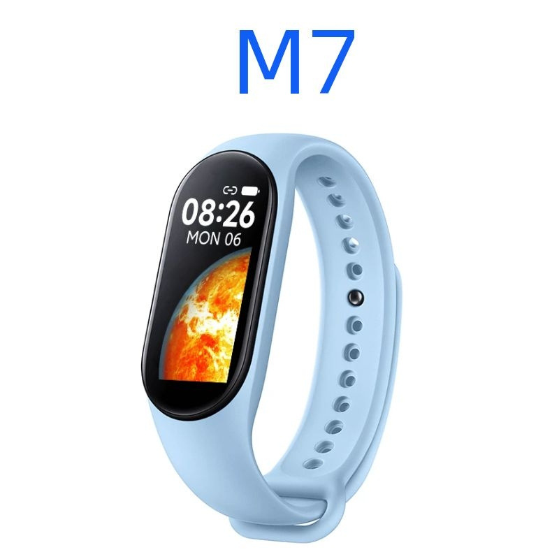 M7m8 Smart Bracelet Bluetooth Sport Step Counting Information Reminder Alarm Clock Heart Rate Sleep Health Monitoring Gift