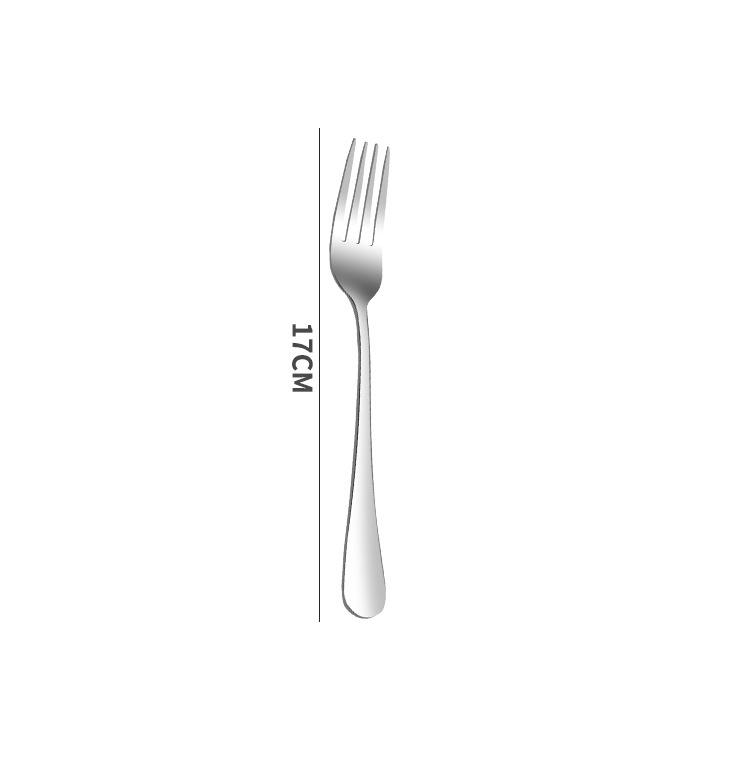 1010 Stainless Steel Tableware Fork Household Hotel Western Tableware Steak Knife and Fork Fruit Toothpick Dessert Fork Fruit Fork