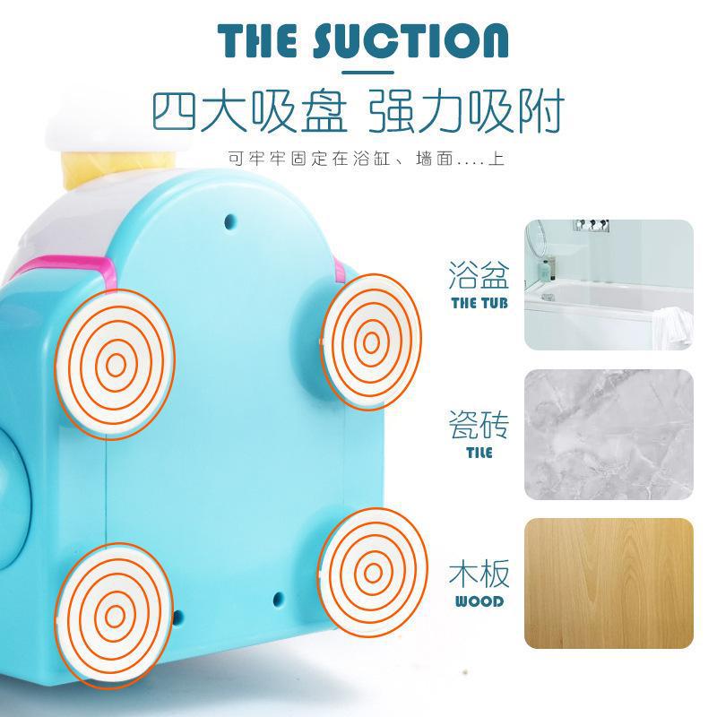 Cross-Border Children's Bathroom Ice Cream Bubble Machine Bath and Water Toys Manual Bubble Making Machine Ice Cream Machine