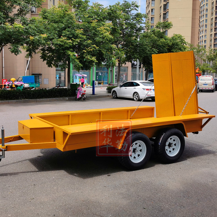 中置轴拖挂车 挖掘机工程运输拖车 救援拖车 越野赛车运输拖挂车